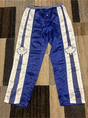 🏒💥Ultra Rare - Vintage 1980’s (LIKE NEW!) Toronto Maple Leafs - Polyester Pants